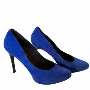 Donald J. Pliner Royal Blue Heels Suede